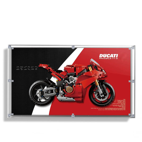 Wall Display Case for LEGO® Technic™ Motorcycle
