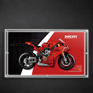 Wall Display Case for LEGO® Technic™ Motorcycle