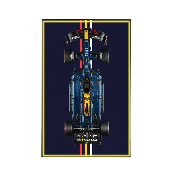 Wall Display Frame for LEGO® Oracle Red Bull Racing RB20 F1 Car 42206 | Electric Summit