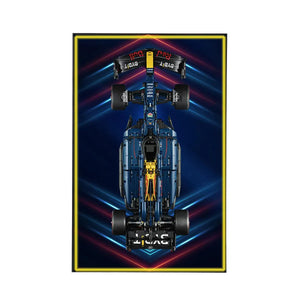 Wall Display Frame for LEGO® Oracle Red Bull Racing RB20 F1 Car 42206 | Electric Summit