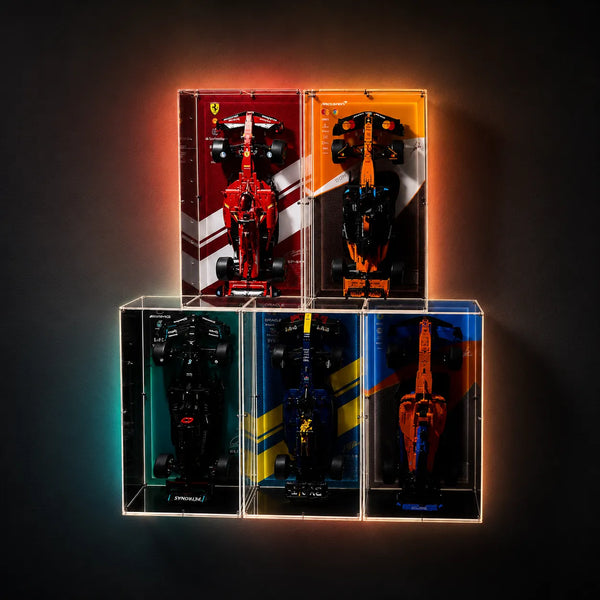 Wall Display Case for LEGO® Technic™ F1 Car