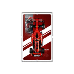 Wall Display Case for LEGO® Technic™ F1 Car