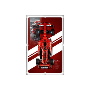 Wall Display Case for LEGO® Technic™ F1 Car