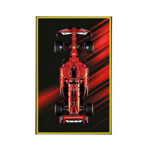 Wall Display Frame for LEGO® Ferrari F1 SF-24 42207 | Scarlet Rise