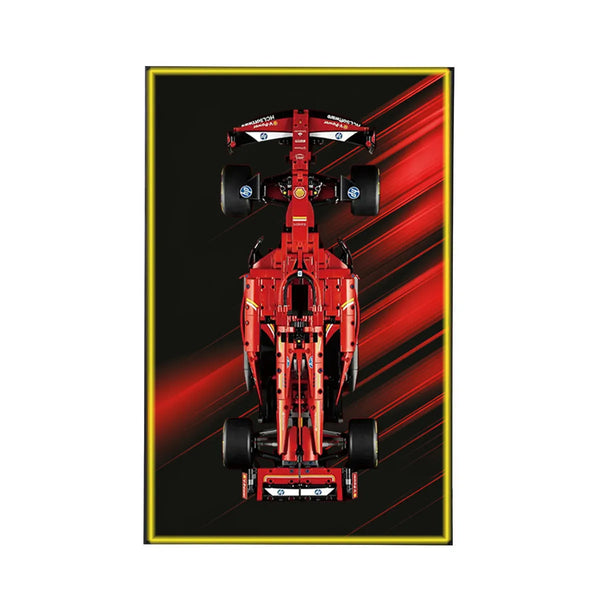 Wall Display Frame for LEGO® Ferrari F1 SF-24 42207 | Scarlet Rise