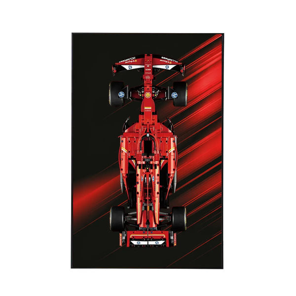 Wall Display Frame for LEGO® Ferrari F1 SF-24 42207 | Scarlet Rise
