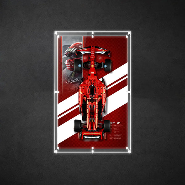 Wall Display Case for LEGO® Technic™ F1 Car