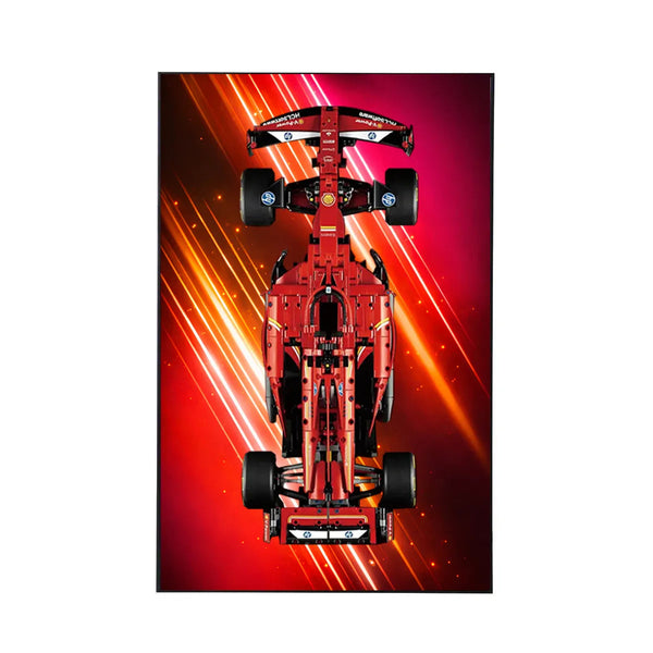 Wall Display Frame for LEGO® Ferrari F1 SF-24 42207 | Scarlet Rise
