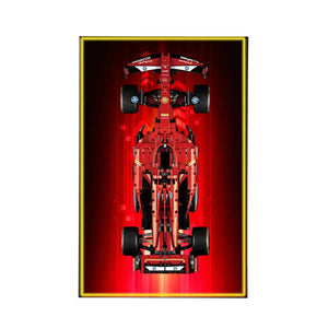 Wall Display Frame for LEGO® Ferrari F1 SF-24 42207 | Scarlet Rise