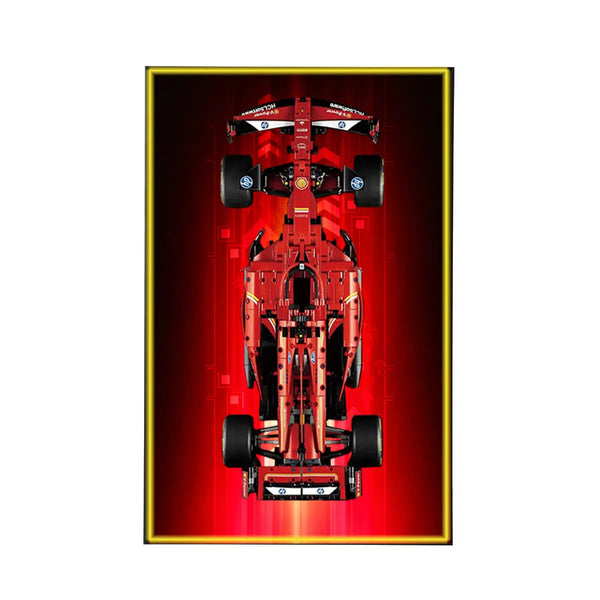 Wall Display Frame for LEGO® Ferrari F1 SF-24 42207 | Scarlet Rise