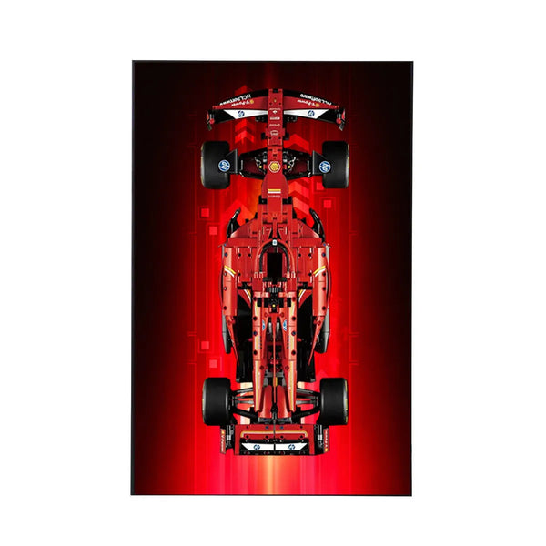 Wall Display Frame for LEGO® Ferrari F1 SF-24 42207 | Scarlet Rise