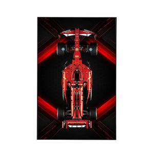 Wall Display Frame Compatible with LEGO® Ferrari F1 SF-24 42207 Style A