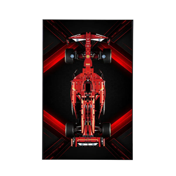 Wall Display Frame Compatible with LEGO® Ferrari F1 SF-24 42207 Style A