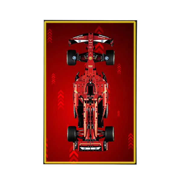 Wall Display Frame for LEGO® Ferrari F1 SF-24 42207 | Scarlet Rise