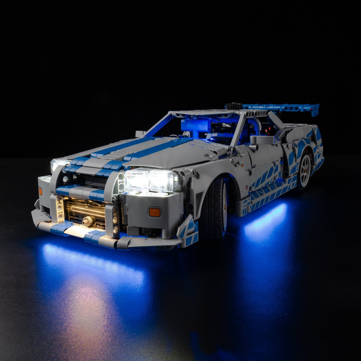 Light Kit Compatible with LEGO® 2 Fast 2 Furious Nissan Skyline GT-R (R34) Set 42210