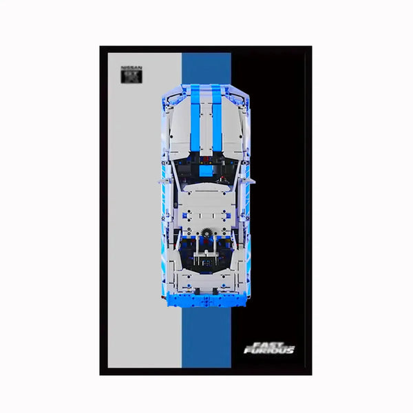 Display Frame for LEGO® 42210 Nissan GT-R (Fast & Furious)