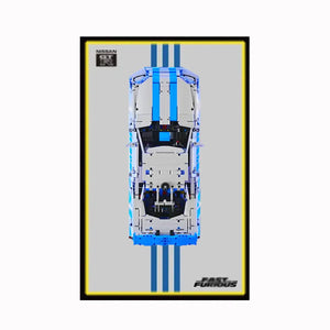 Display Frame for LEGO® 42210 Nissan GT-R (Fast & Furious)