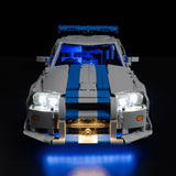 LEGO Nissan Skyline GT-R R34 42210 LED light kit view 5