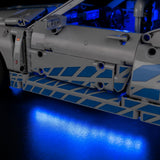 LEGO Nissan Skyline GT-R R34 42210 LED light kit view 9