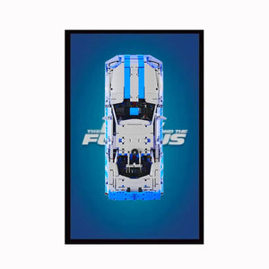 Display Frame for LEGO® 42210 Nissan GT-R (Fast & Furious)