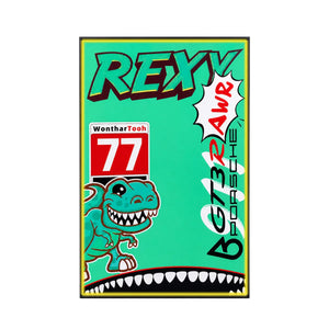 Wall Display Frame for LEGO® Technic™ Porsche 911 GT3 R REXY AO Racing Car 42224