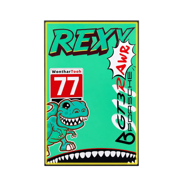 Wall Display Frame for LEGO® Technic™ Porsche 911 GT3 R REXY AO Racing Car 42224