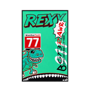 Wall Display Frame for LEGO® Technic™ Porsche 911 GT3 R REXY AO Racing Car 42224