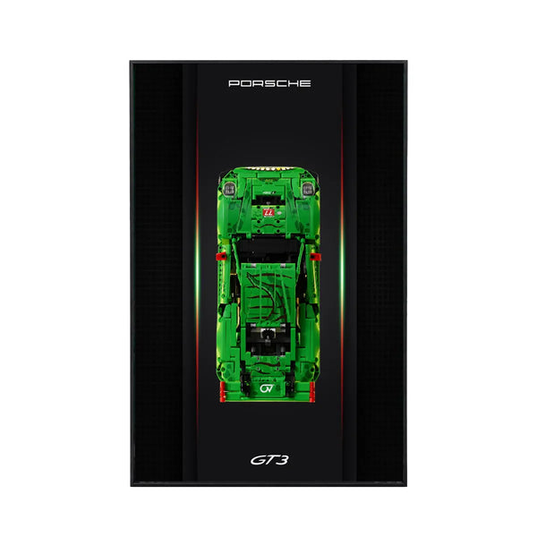 Wall Display Frame for LEGO® Technic™ Porsche 911 GT3 R REXY AO Racing Car 42224