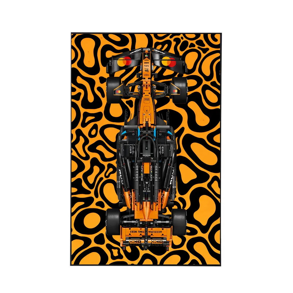 Wall Display Frame Compatible with LEGO® McLaren MCL39 F1® Car 42228 | Style G - brkox