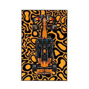 Wall Display Frame Compatible with LEGO® McLaren MCL39 F1® Car 42228 | Style G