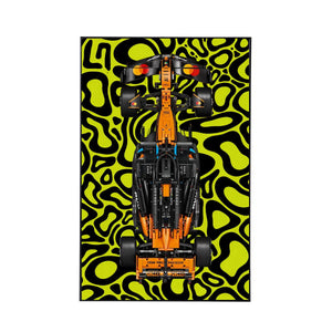Wall Display Frame Compatible with LEGO® McLaren MCL39 F1® Car 42228 | Style G
