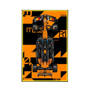 Wall Display Frame Compatible with LEGO® McLaren MCL39 F1® Car 42228 | Style F