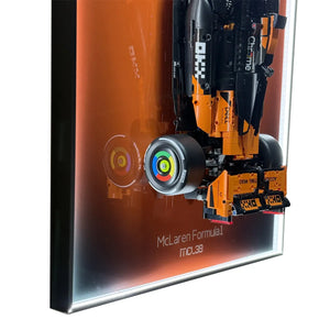 Wall Display Frame Compatible with LEGO® McLaren MCL39 F1® Car 42228