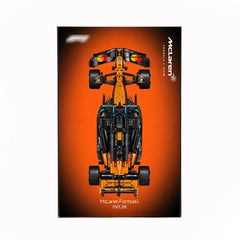 Wall Display Frame Compatible with LEGO® McLaren MCL39 F1® Car 42228