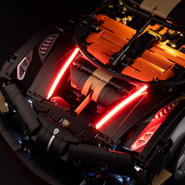 Light Kit For LEGO® Koenigsegg Sadair's Spear Megacar #42232 - View 14 - brkox