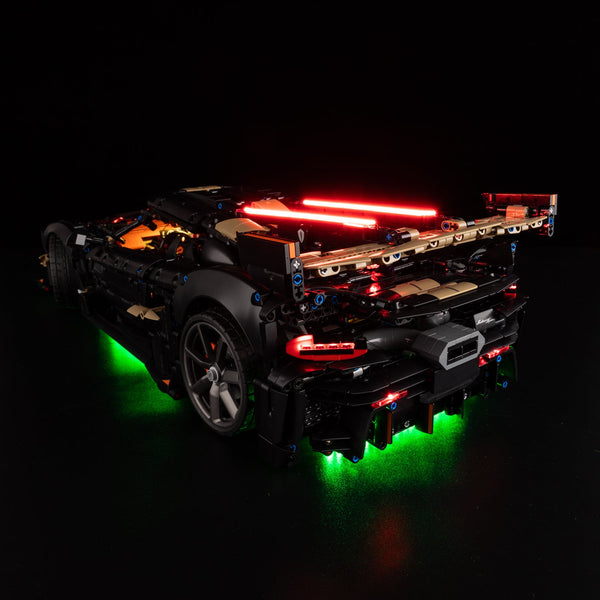 Light Kit For LEGO® Koenigsegg Sadair's Spear Megacar #42232 - View 8 - brkox