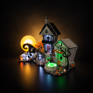 Light Kit Compatible with LEGO® Disney Tim Burton's The Nightmare Before Christmas Set 21351
