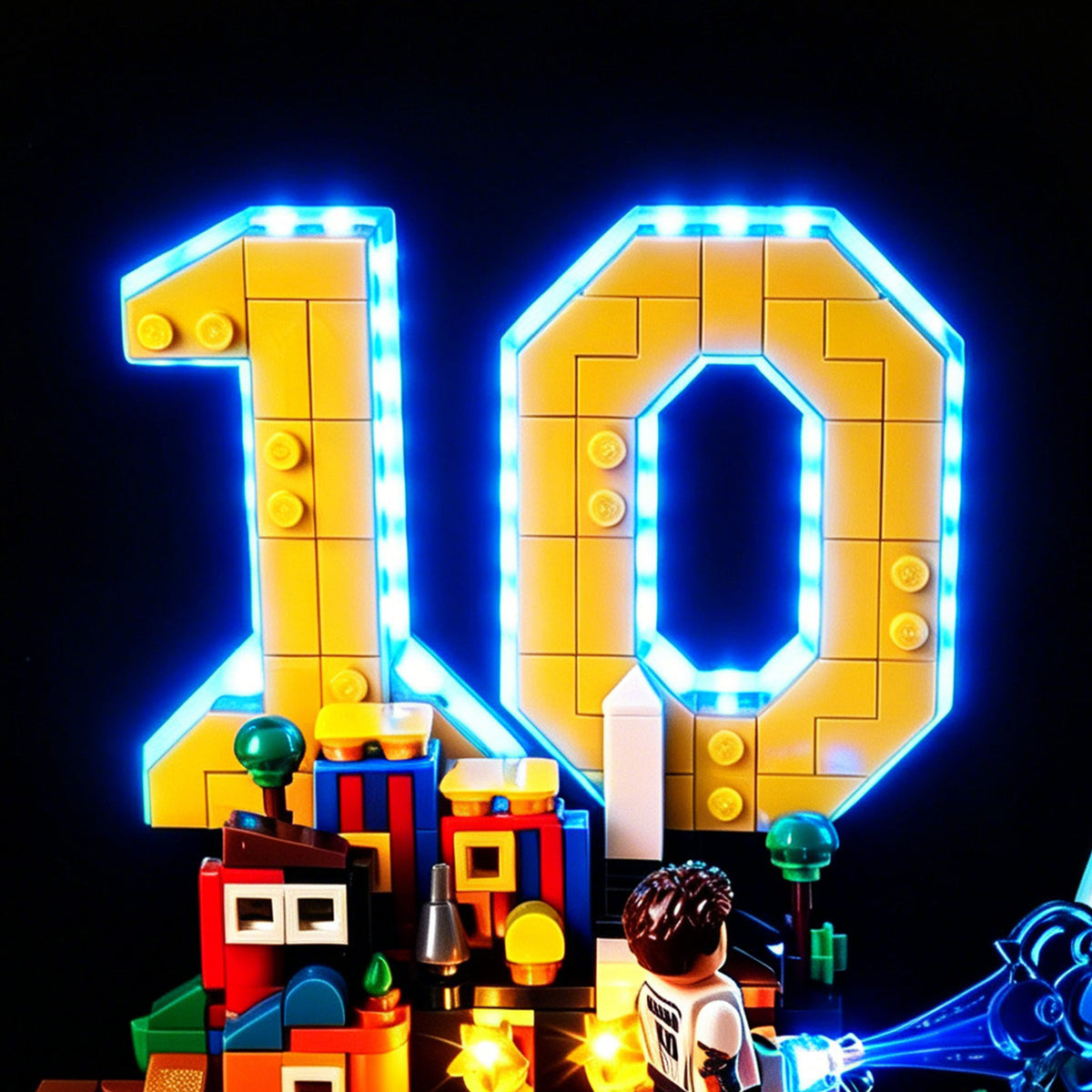 LEGO® Lionel Messi Soccer Highlights Set 43011 LED Light Kit - View 10