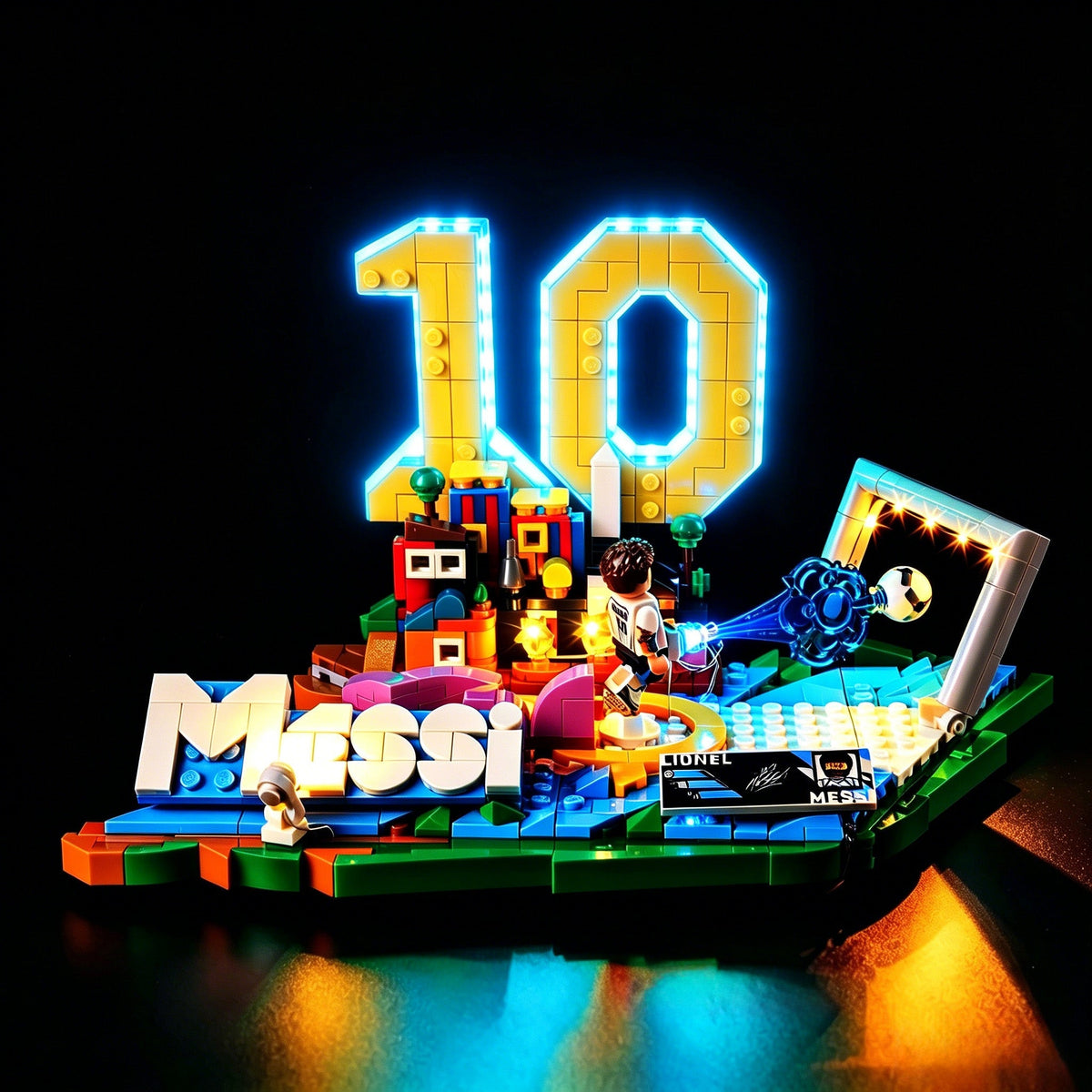 Light Kit Compatible with LEGO® Lionel Messi Soccer Highlights Set 43011