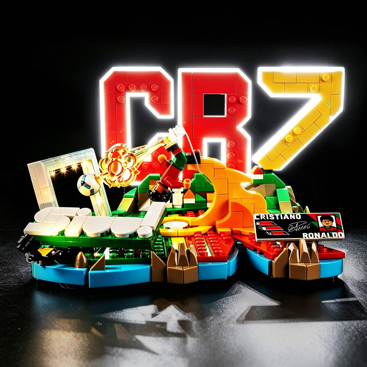 Light Kit Compatible with LEGO® Cristiano Ronaldo Soccer Highlights Set 43012