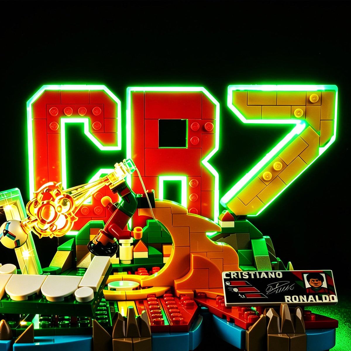 LEGO® Cristiano Ronaldo Soccer Highlights Set 43012 LED Light Kit - View 9