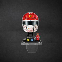 Wall Display Stand for LEGO® Scuderia Ferrari HP Lewis Hamilton Helmet/Charles Leclerc Helmet  43022/43014