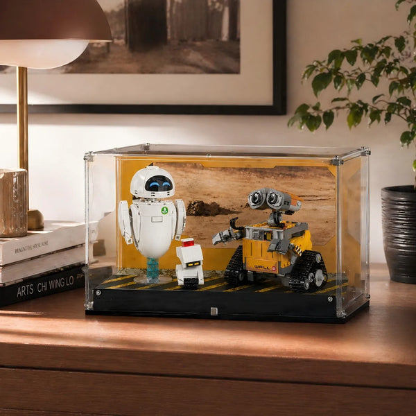 Acrylic Display Case Compatible with LEGO® Disney™ WALL-E and EVE 43279
