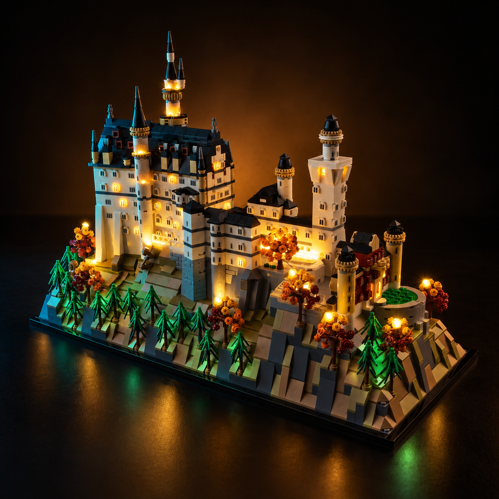 Light Kit Compatible with LEGO® Neuschwanstein Castle Set 21063