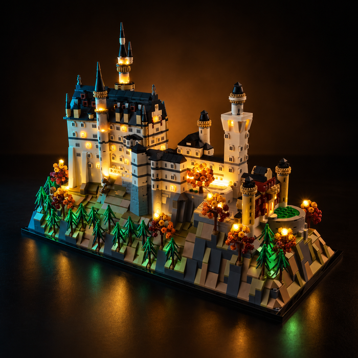 Light Kit Compatible with LEGO® Neuschwanstein Castle Set 21063