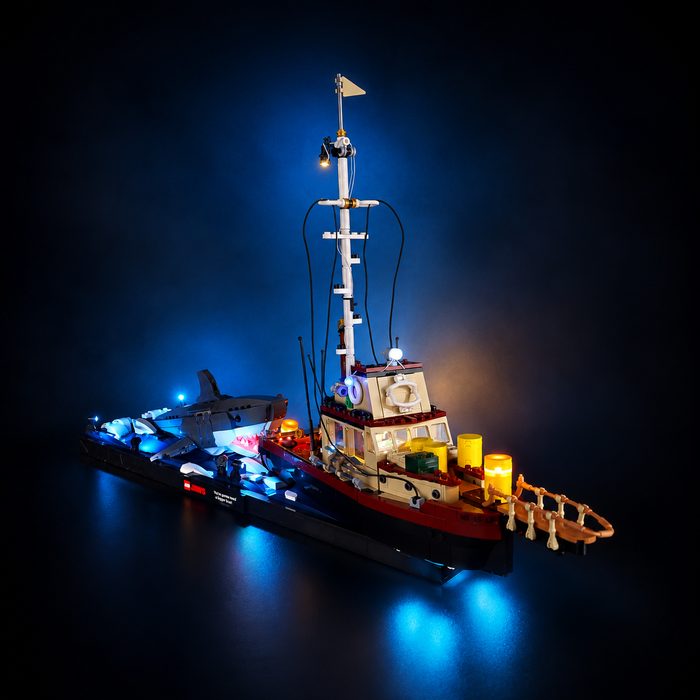 Light Kit Compatible with LEGO® Jaws Set 21350