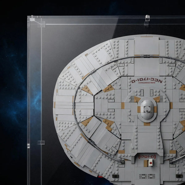 Acrylic Display Case Compatible with LEGO® Icons Star Trek: U.S.S. Enterprise NCC-1701-D™ 10356