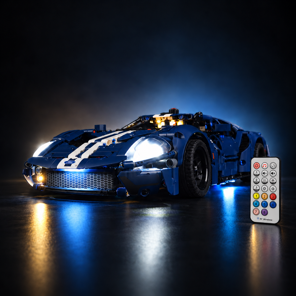 Light Kit Compatible with LEGO® Technic™ 2022 Ford GT Set 42154