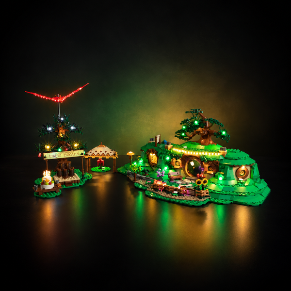 Light Kit Compatible with LEGO® The Lord of the Rings: The Shire™ Set 10354