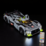 Light Kit Compatible with LEGO® Technic™ Peugeot 9X8 24H Le Mans Hybrid Hypercar Set 42156